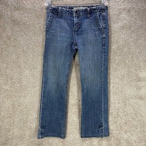 Gap Womens Size 6R / 28  Low Rise Boot cut Stretch Light Wash Blue Denim Jeans